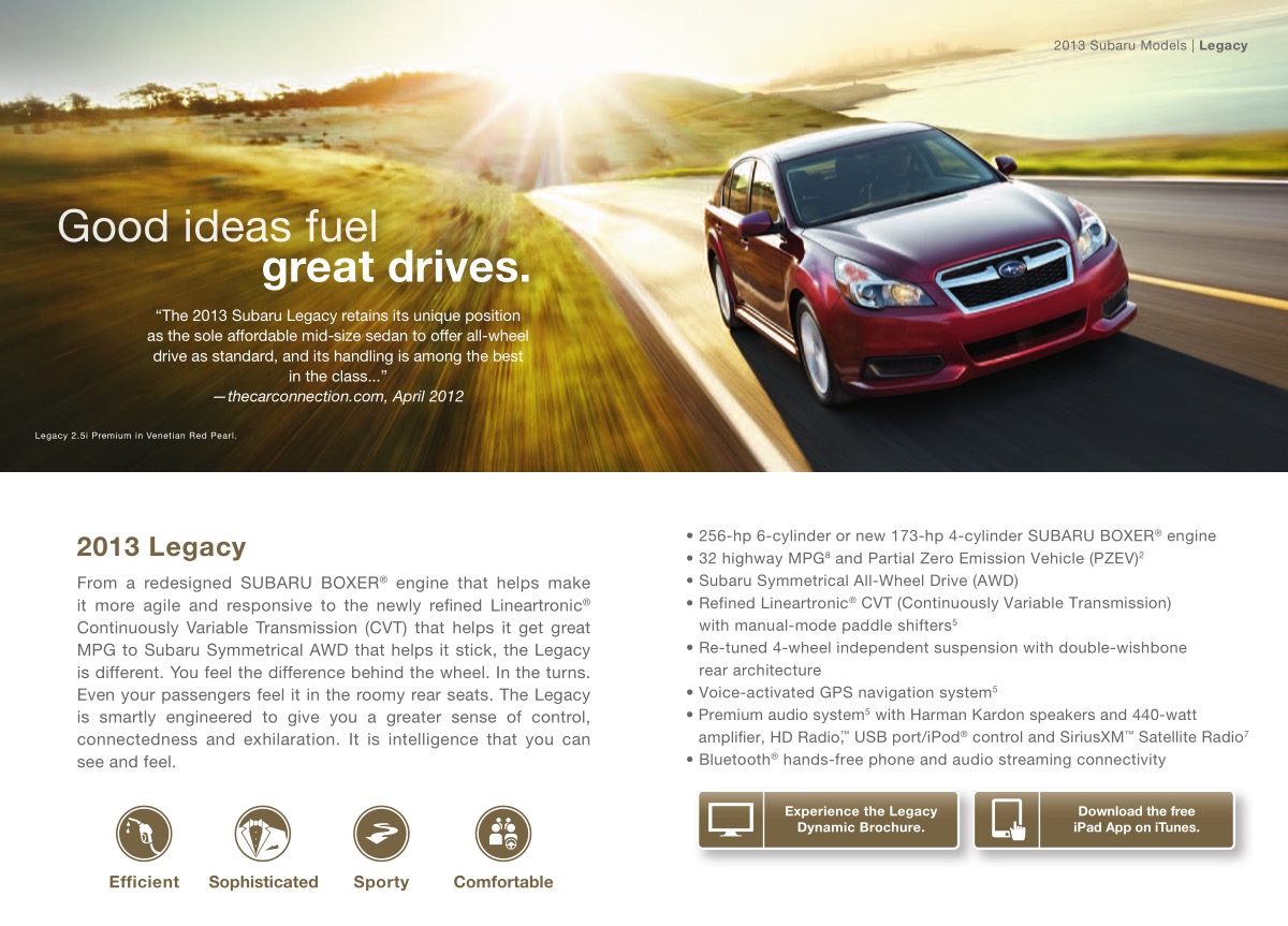 2013 Subaru Brochure Page 6
